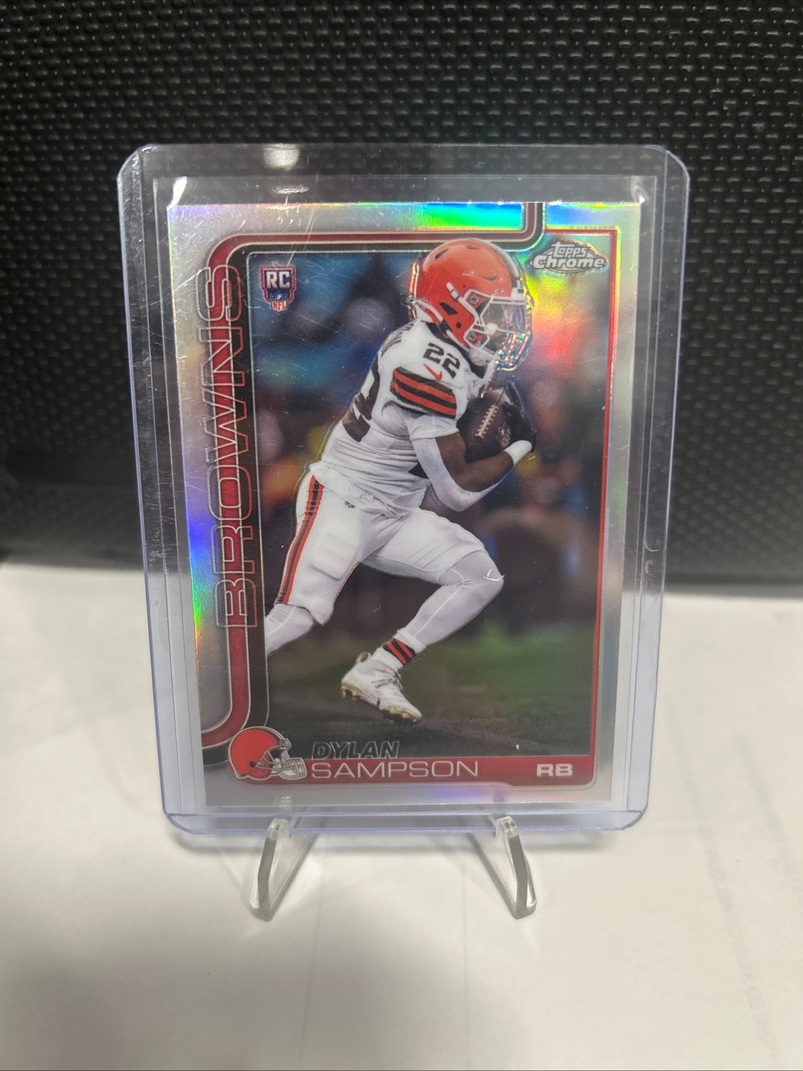 2025 Topps Chrome NFL #308 Dylan Sampson Refractor Rookie RC Browns