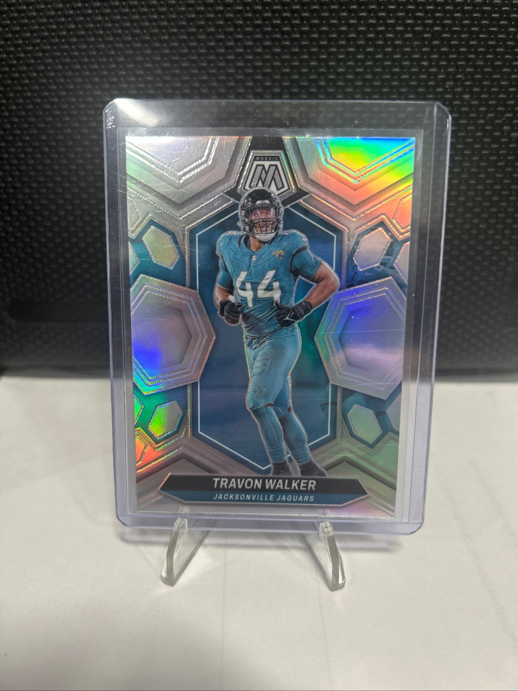 Travon Walker 2024 Panini Mosaic Silver Prizm #105 Jacksonville Jaguars Card NFL
