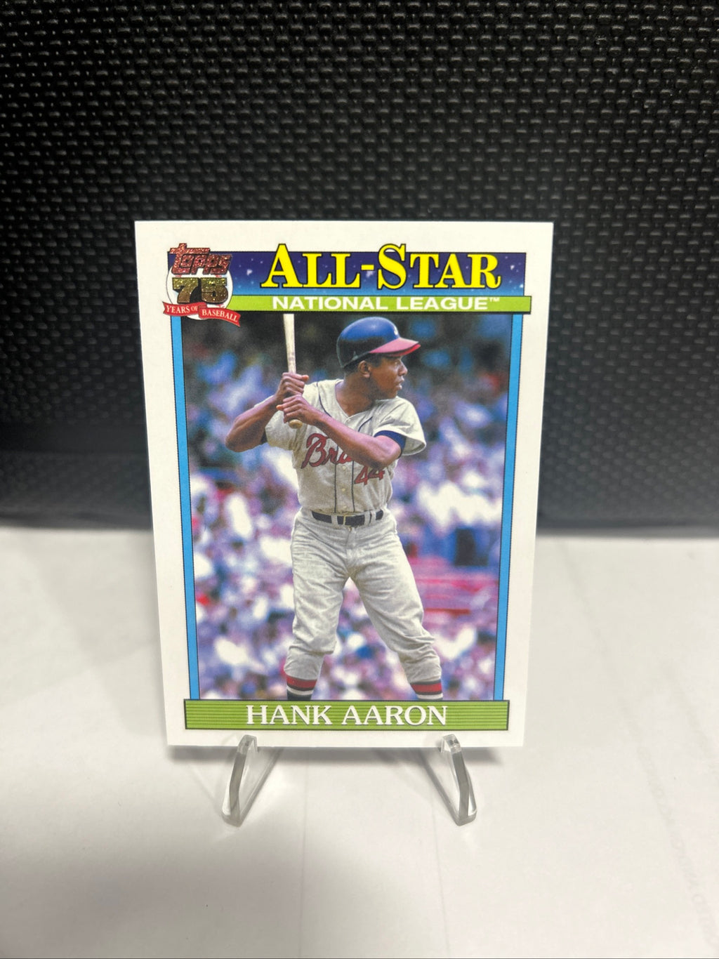 2026 Topps Series 2 Baseball 1991 All-Stars 91AS-38 Hank Aaron, Atlanta Braves