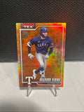 2026 Topps Series 2 Orange "SUN" Holo Foil Parallel #470 Brandon Nimmo, Texas Ra
