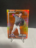 2026 Topps Series 2 Kodai Senga Holiday Foil Sunburst #667 Mets
