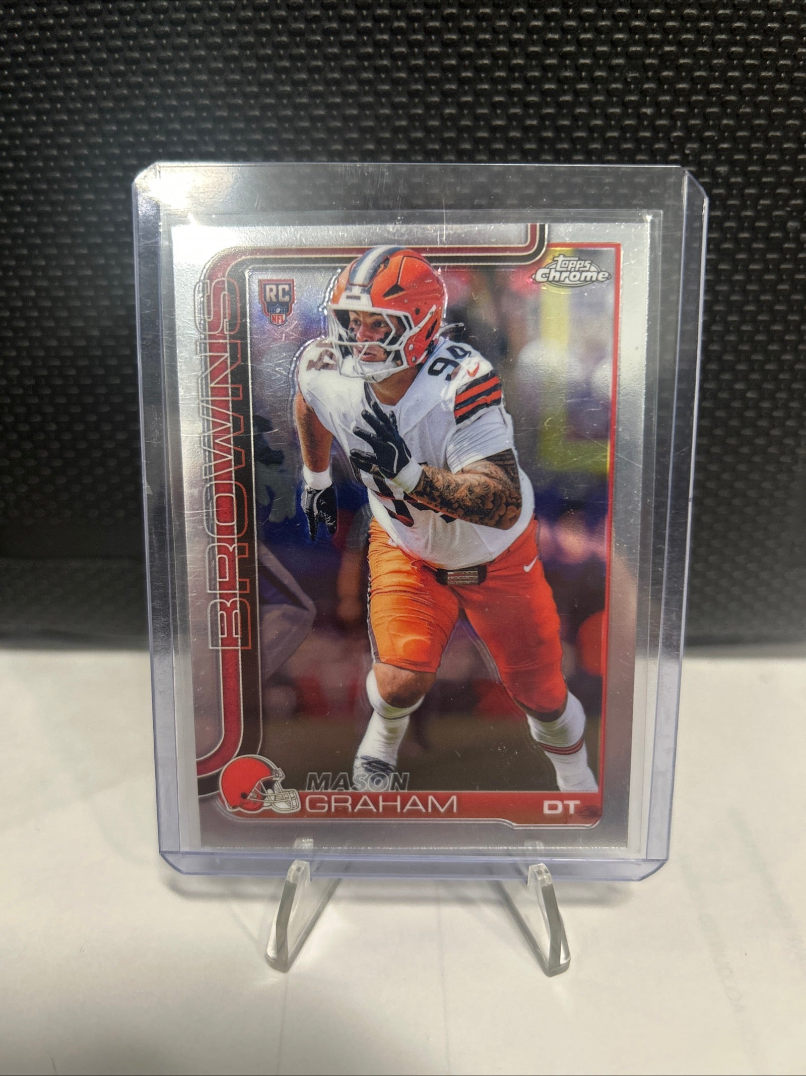 Topps Chrome Mason Graham #302 Cleveland Browns Rookie Football Card