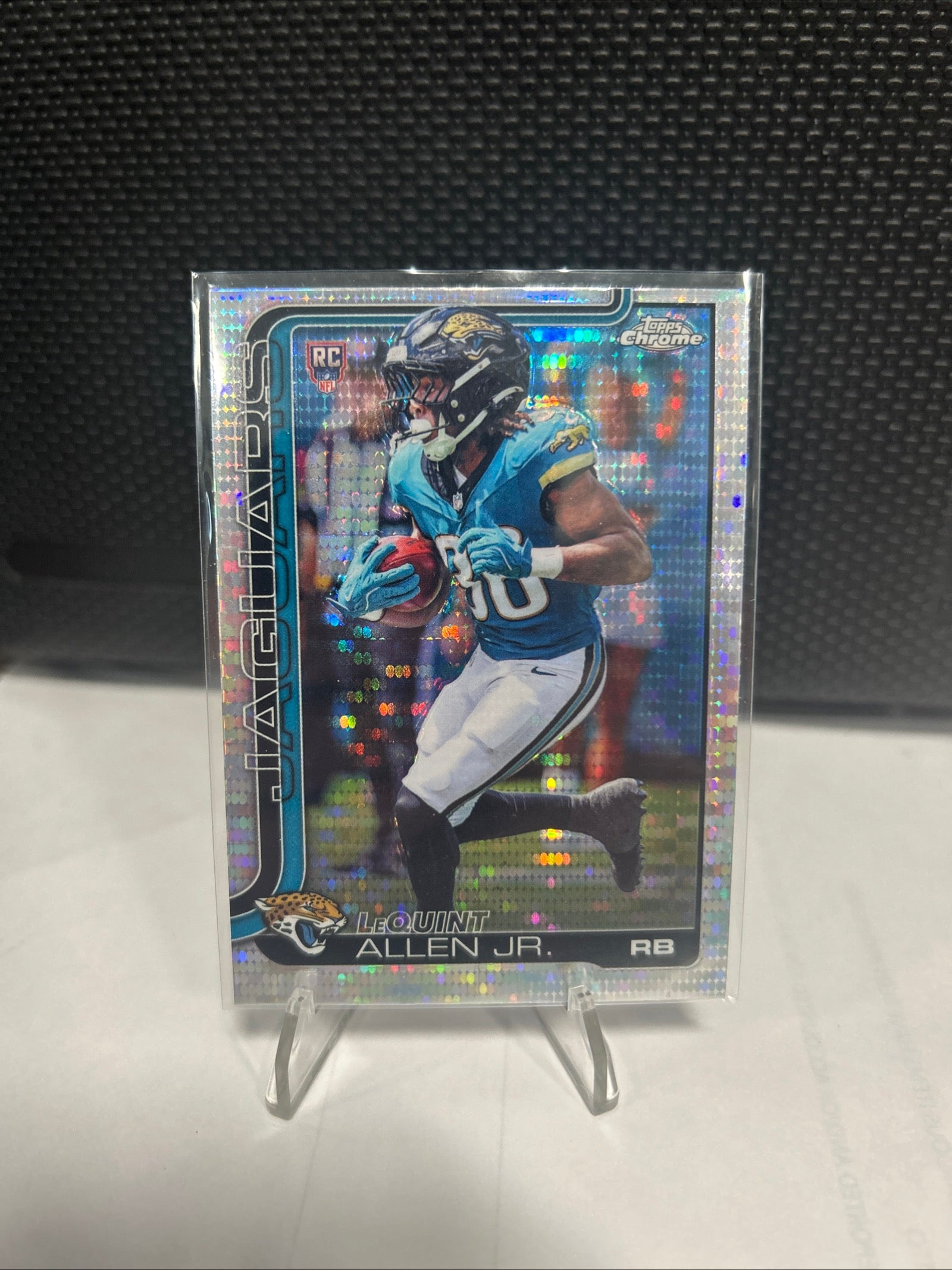 2025 Topps Chrome Lequint Allen JR. Pulsar (RC) #384
