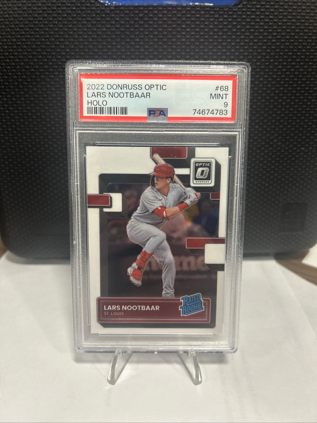 2022 Donruss Optic Lars Nootbaar #68 Halo Rated Rookie RC PSA 9 Cardinals