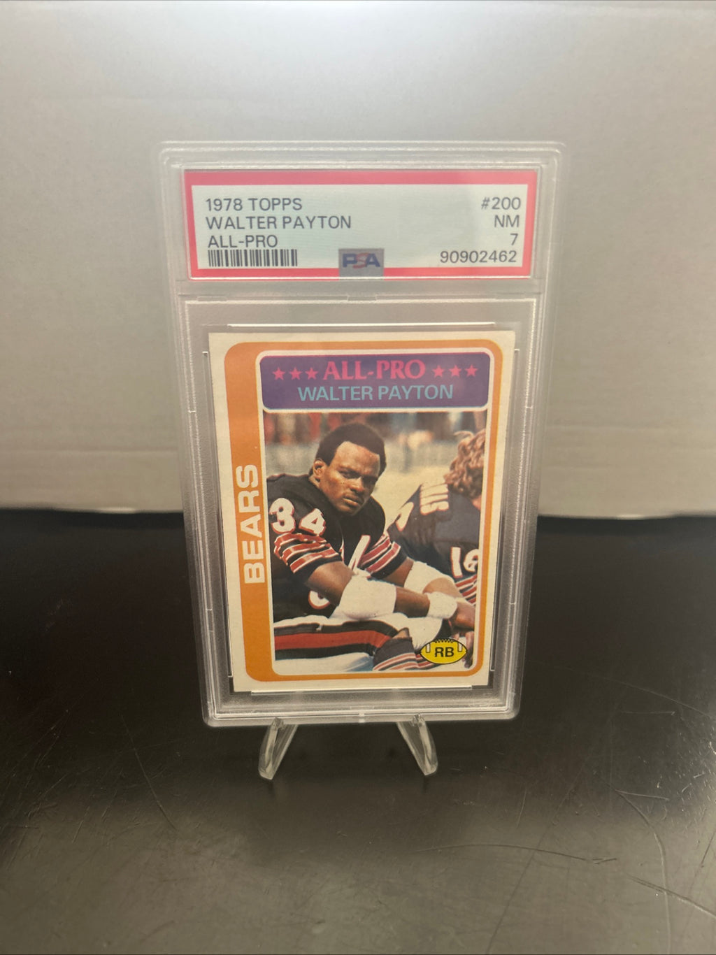 1978 Topps Walter Payton All-Pro PSA 7