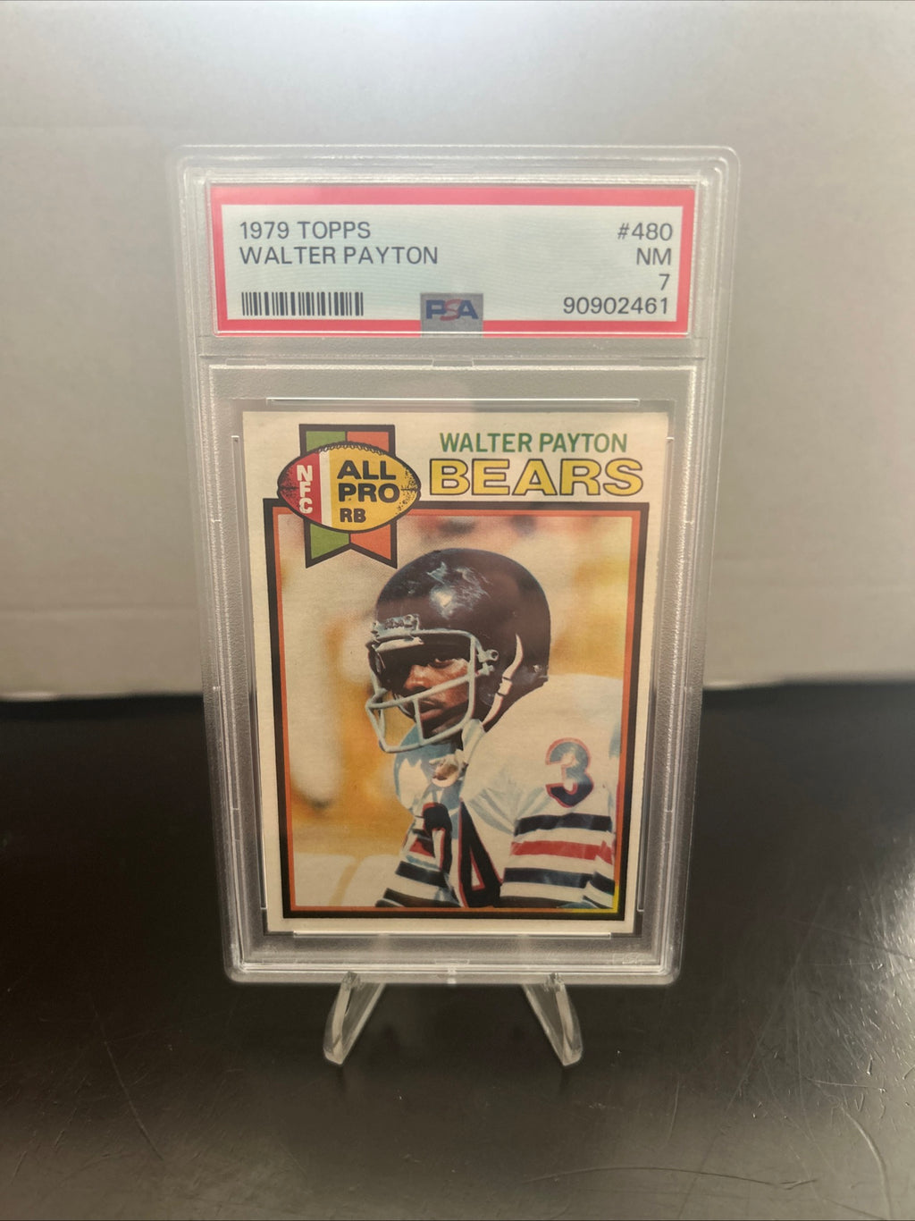 1979 TOPPS #480 WALTER PAYTON PSA 7 NM